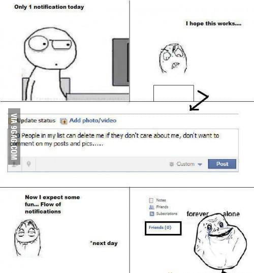 Forever Alone :D - 9GAG