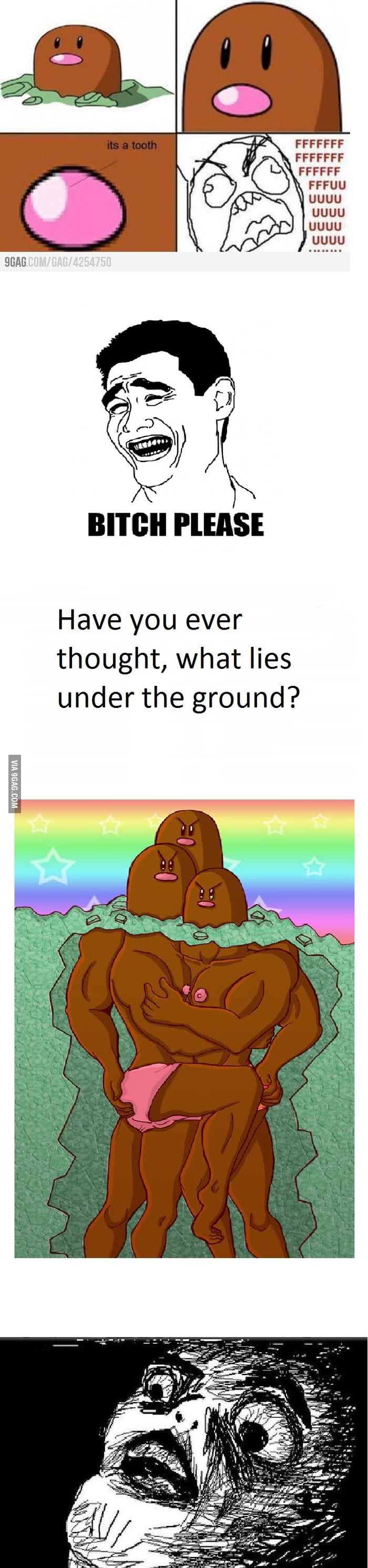Dugtrio under the ground 9GAG