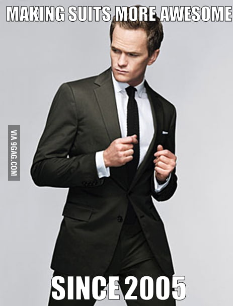 I just wanna wear a suit all the time now - 9GAG