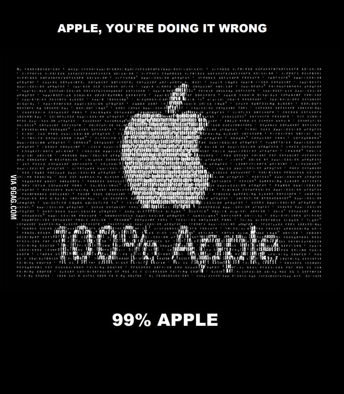 APPLE why? - 9GAG
