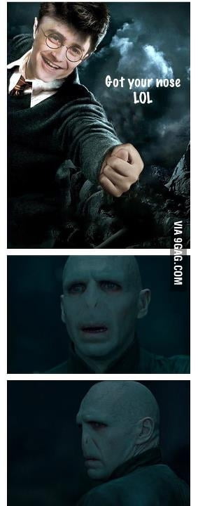 Harry vs Voldemort. - 9GAG