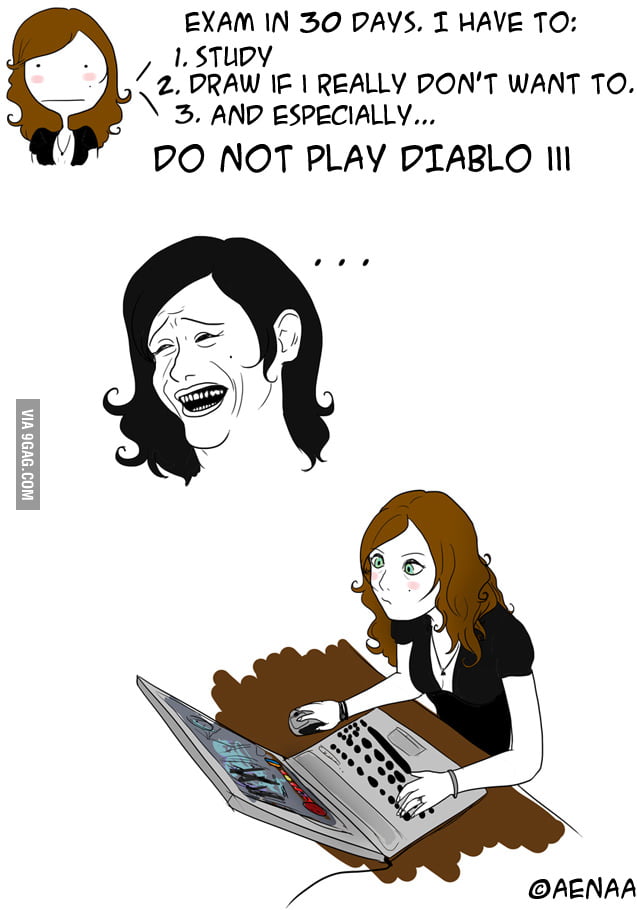 Exams Vs Diablo Iii Gag