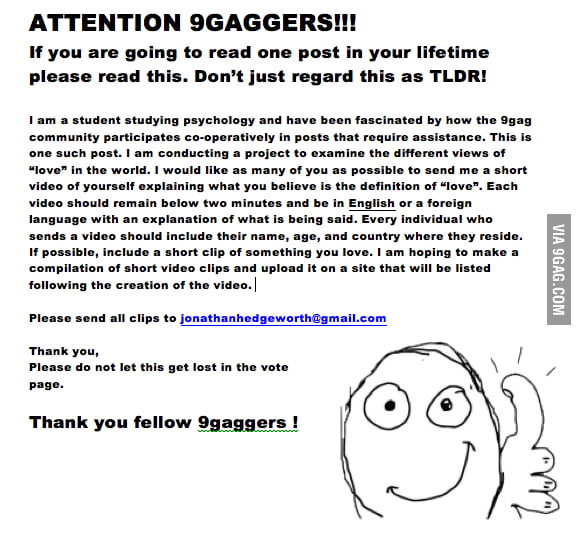 Please read - 9GAG