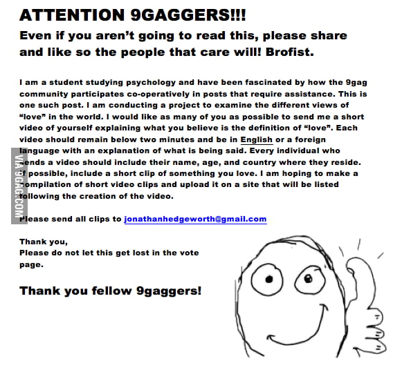 Please Read! - 9GAG
