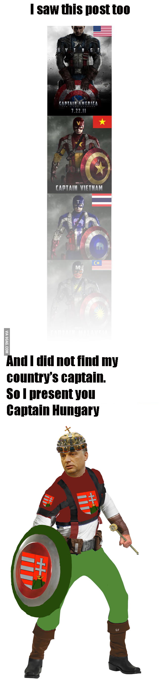 Captain Hungary 9gag