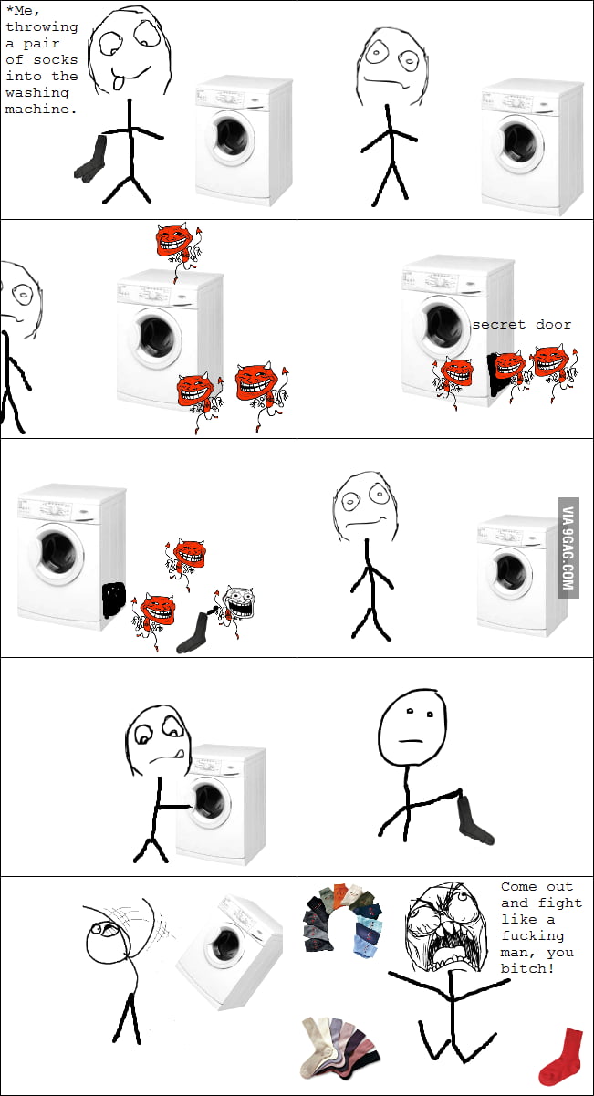 every-time-i-wash-my-socks-in-washing-machine-9gag