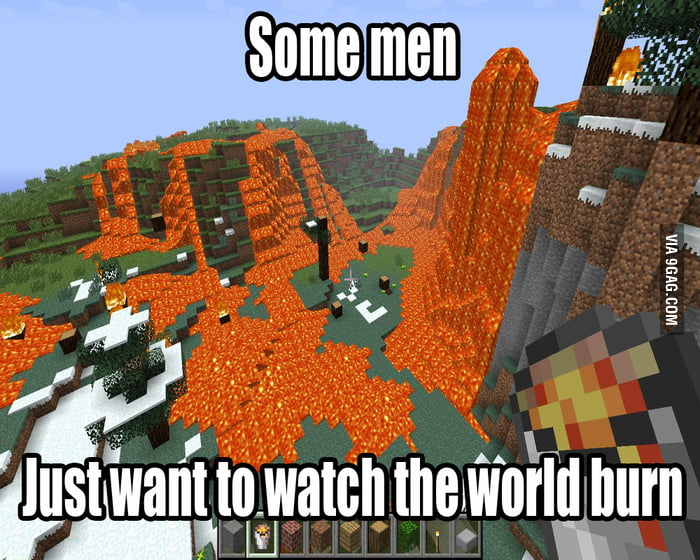 Infinite Buckets of Lava 9GAG