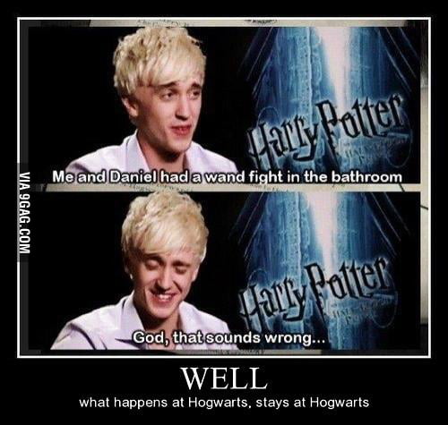 What happens in Hogwarts, stays at Hogwarts.