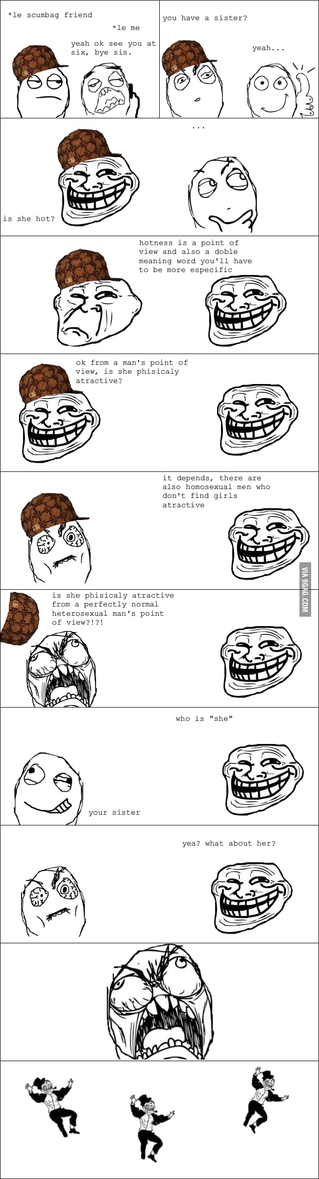 Trolling a scumbag - 9GAG