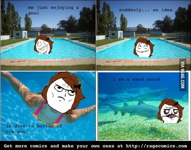 Stealth swimming - 9GAG