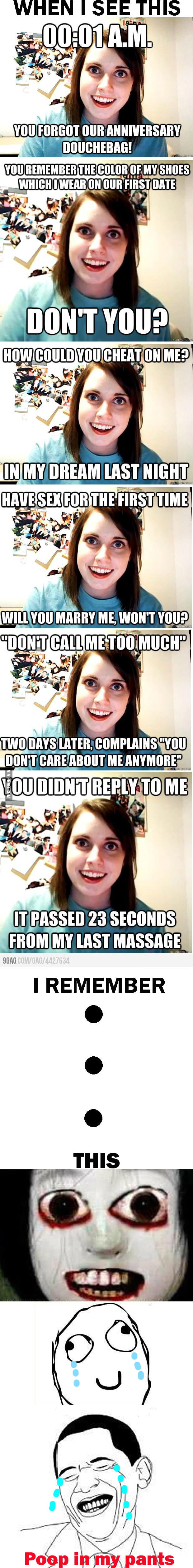 Scary Overly Attached Girlfriend 9gag