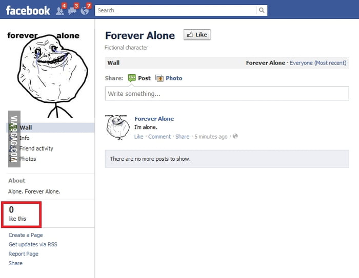 Forever alone is... alone - 9GAG