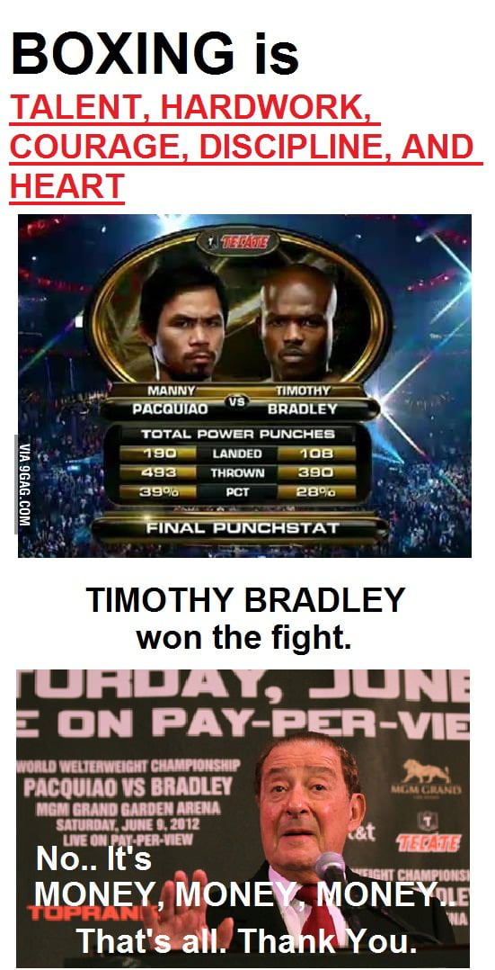 One Of The Worst Decisions In Boxing History 9GAG
