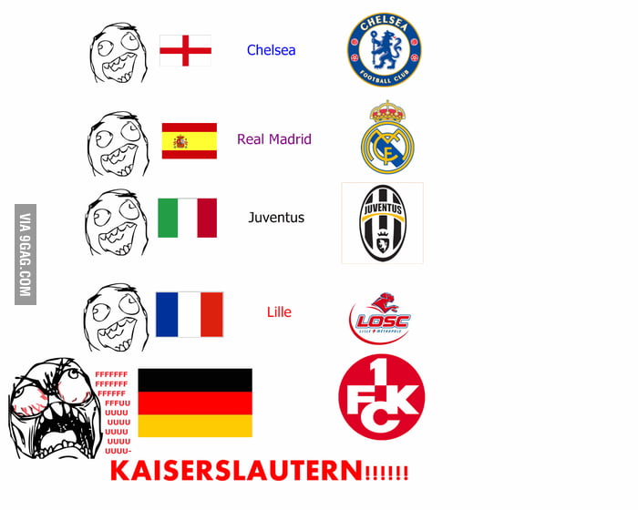 German Football Team Names - 9GAG