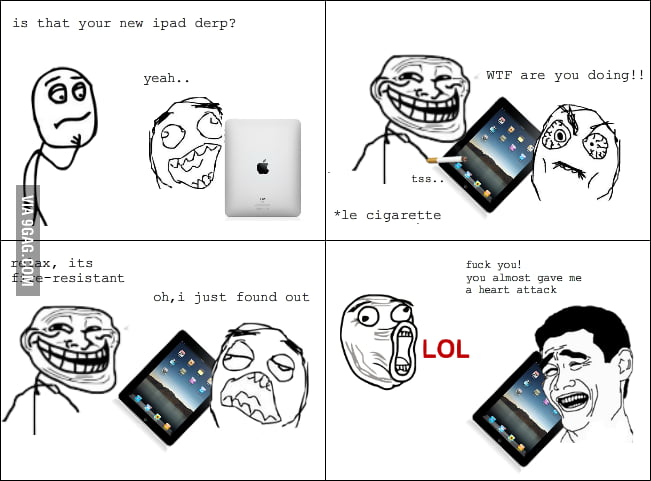 How To Troll an iPad User - 9GAG