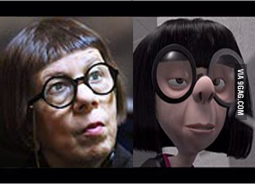 Linda hunt - Edna Mode - 9GAG