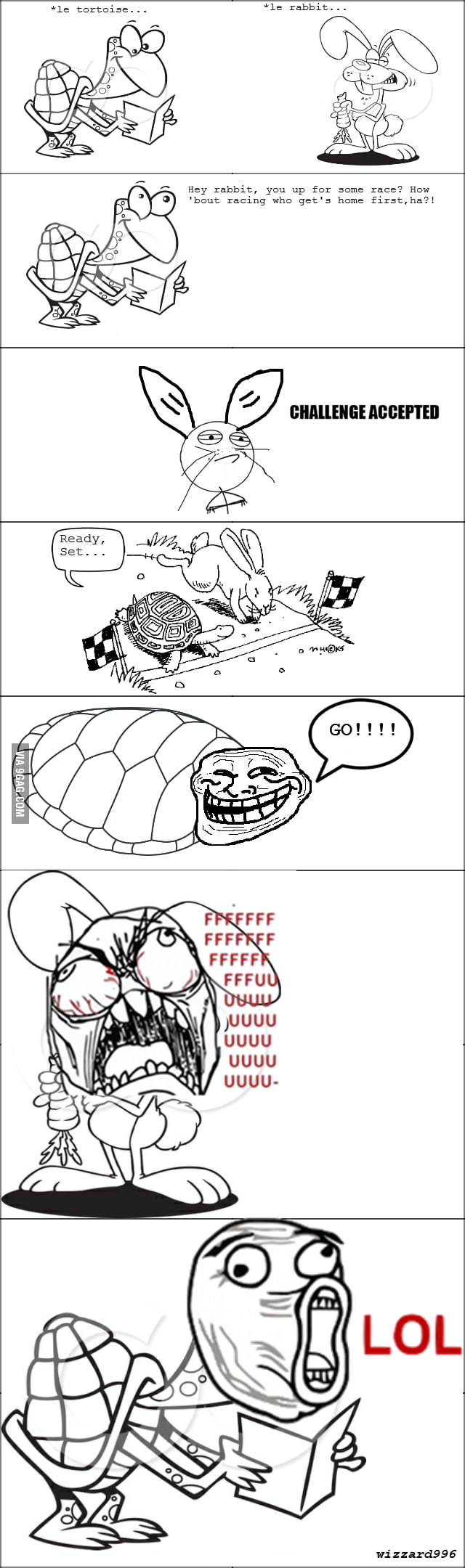 Trolling Tortoise Level Over 9000 9GAG