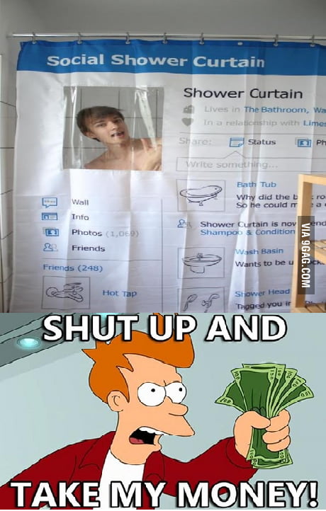 Epic Shower Curtain Is 9gag Epic Shower Curtain Is