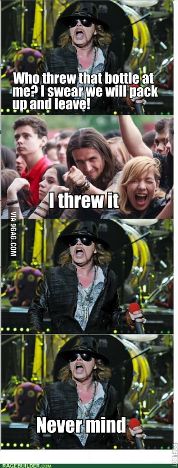 Ridiculously Photogenic Metalhead and Axl - 9GAG