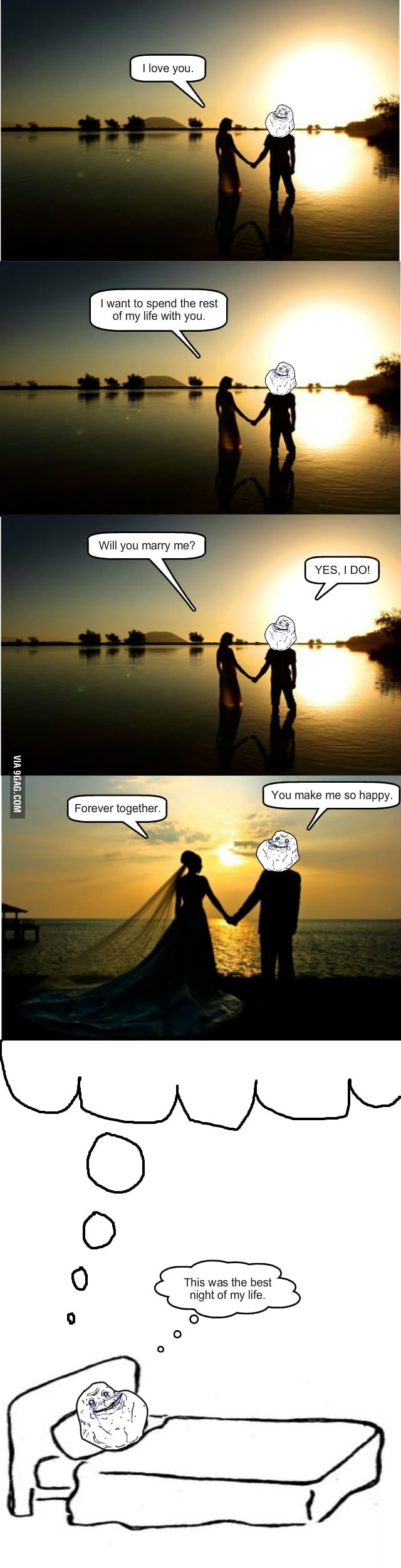 Forever Alone Guy Scores! - 9GAG