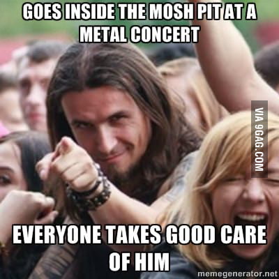 Ridiculously Photogenic Metalhead - 9GAG