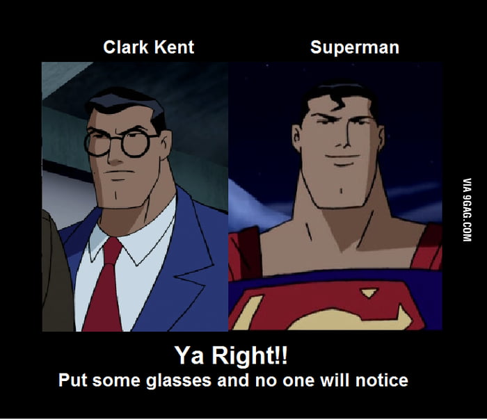 Супермен мем. Супермен Кларк Кент очки. Супермен и Кларк Кент Мем. Маскировка Супермена.