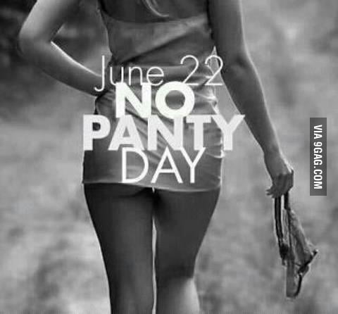 No panty day - 9GAG