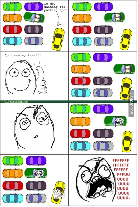 Parking Rage - 9GAG