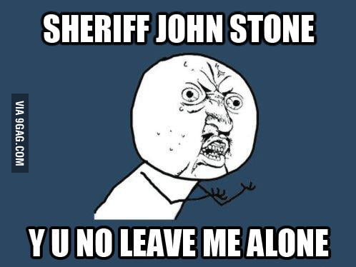 Y u no leave me alone - 9GAG