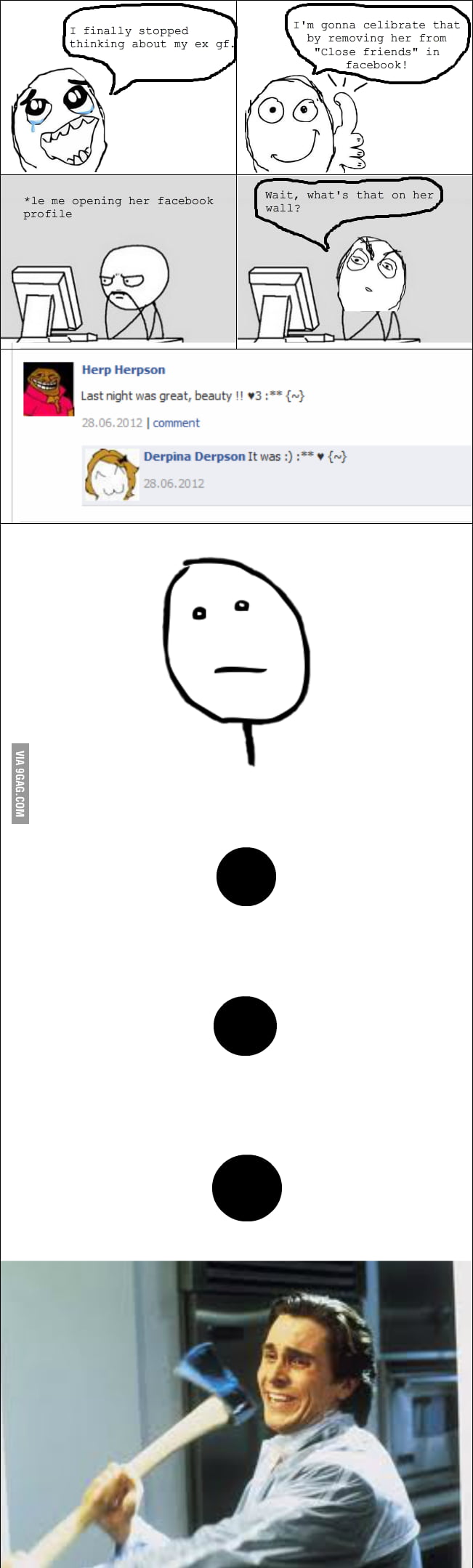 Stopped thinking of my ex? ... not rly - 9GAG