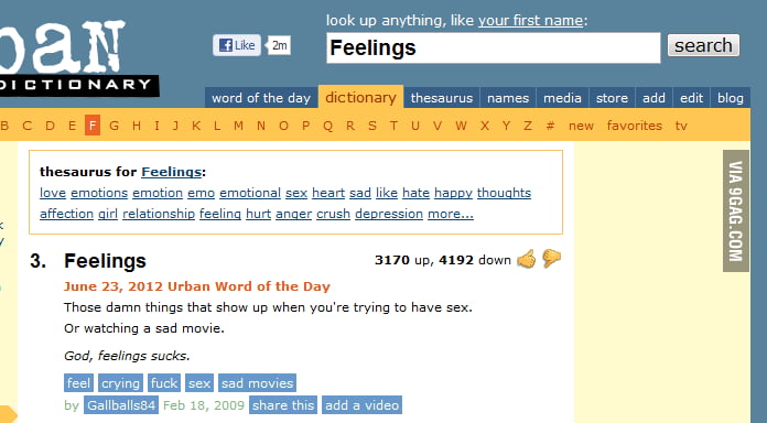 Catching Feelings Urban Dictionary