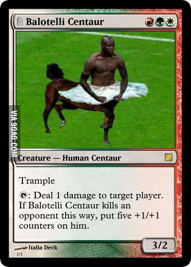 Balotelli Centaur - 9GAG