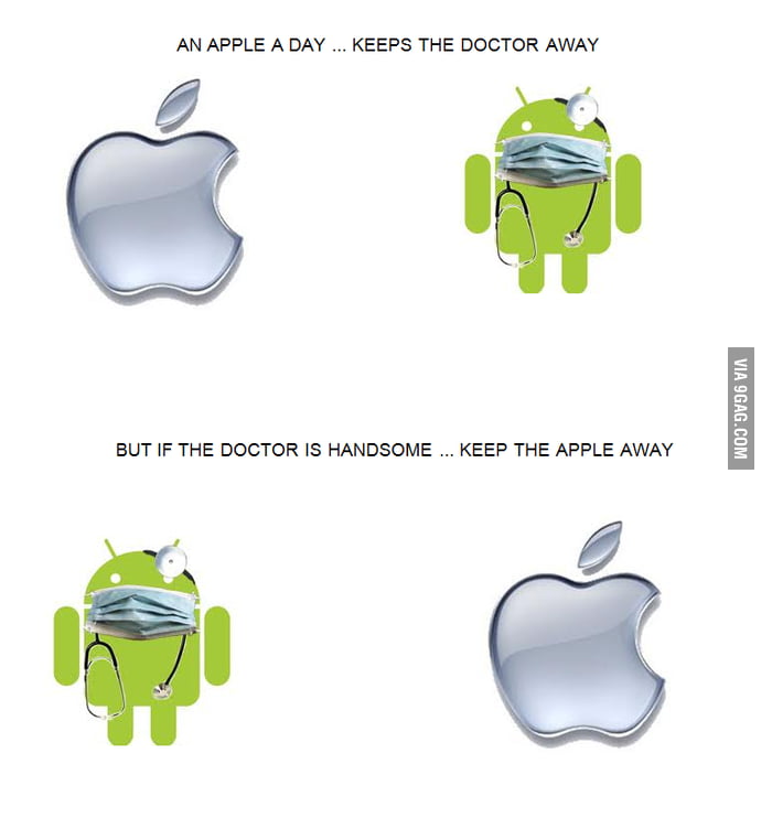 Android > Apple - 9GAG