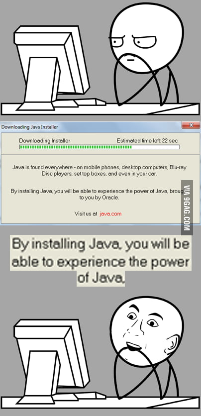 Whilst updating Java - 9GAG