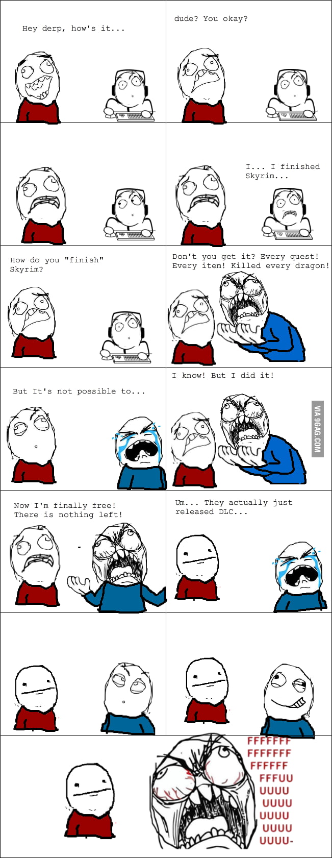 Skyrim Rage - 9GAG