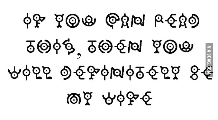 UNOWN Font by MangaShino on DeviantArt