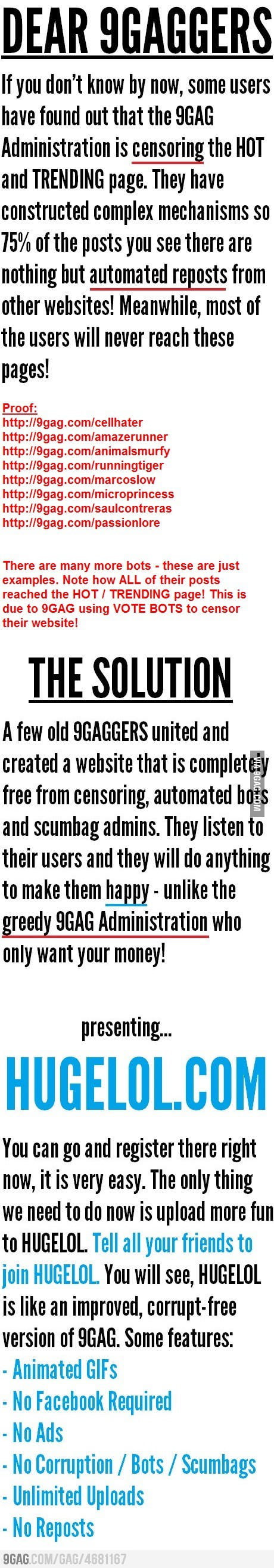 PLEASE READ - 9GAG