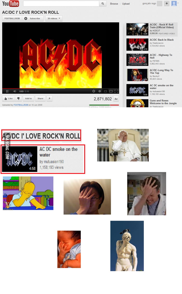 Rock FAIL - 9GAG
