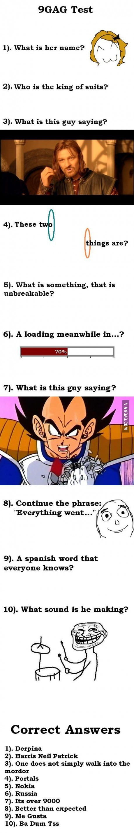 An old 9gag test - 9GAG