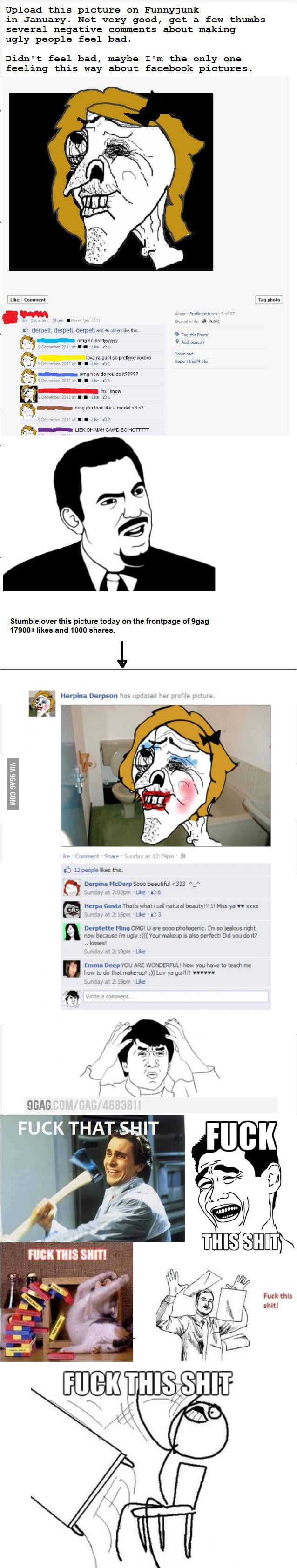 Ill never hit the frontpage... :'( - 9GAG
