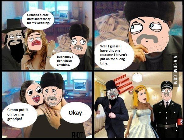 Jew husband rage - 9GAG