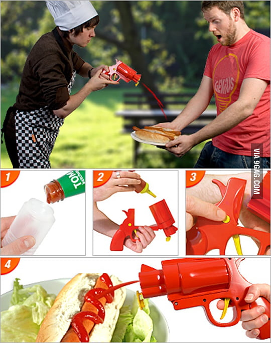 Ketchup Gun 9GAG