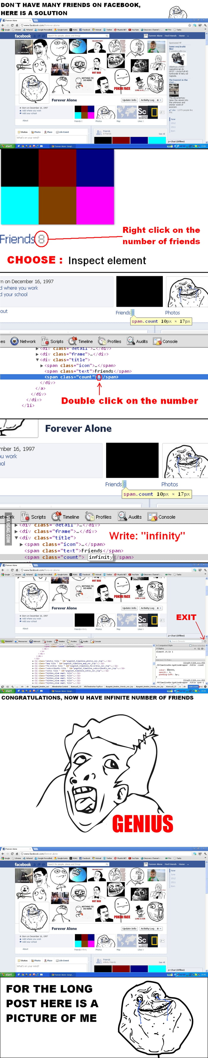 Forever Alone lvl: INFINITY - 9GAG