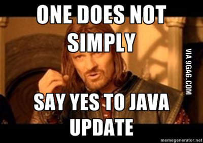Java update - 9GAG