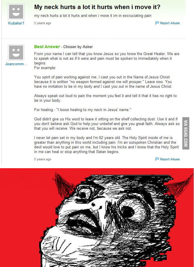 Oh Sh** The Devil Is Pwned. - 9GAG