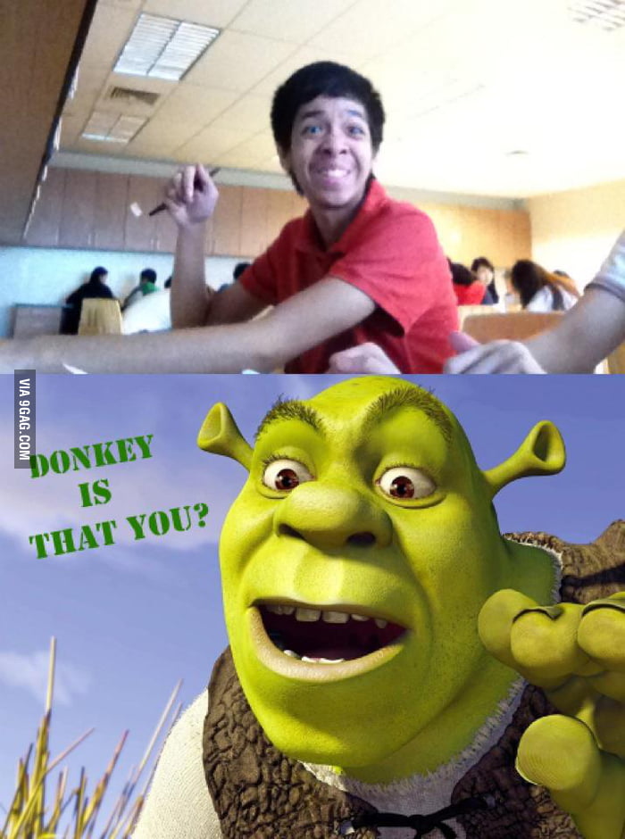 Shrek! (Human Donkey) - 9GAG
