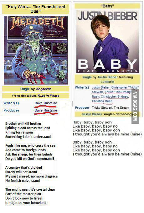 Lyrics Then and Now 9GAG Lyrics Then and Now 9GAG
