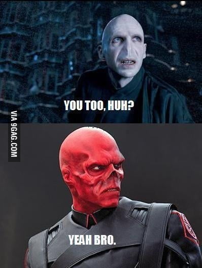 Voldemort meet Red skull! - 9GAG