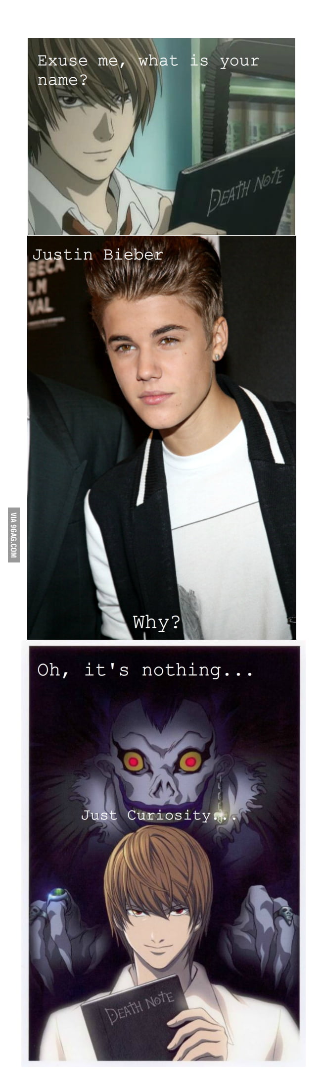 Light Yagami is doing his job correctly... 9GAG