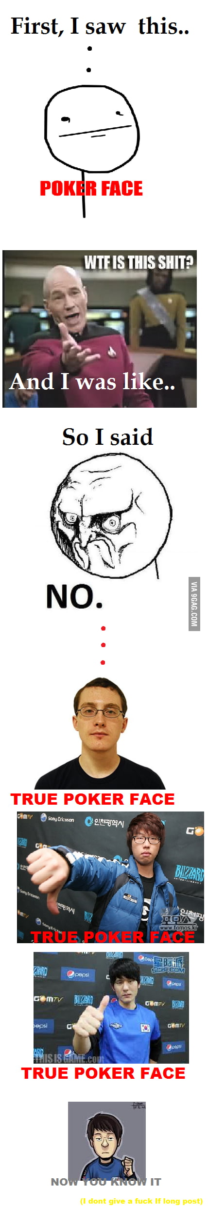 The Real Poker face - 9GAG